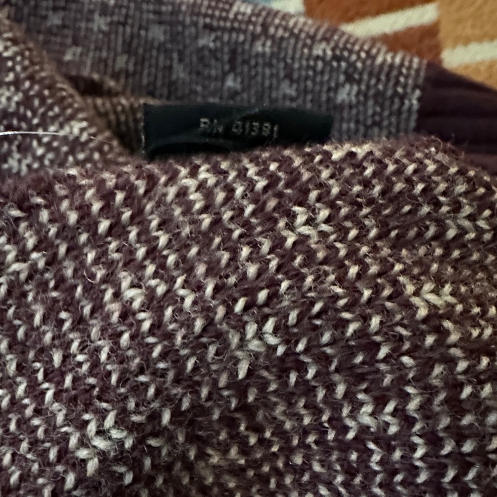 ๐ซ RRL Double RL Burgundy Fair Isle Sweater - Picture 6 of 8